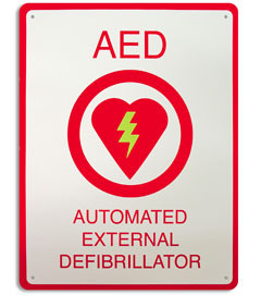 AED Wall Sign